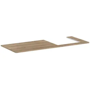 hansgrohe, Console de lavabo, Xelu Q Console avec découpe à droite, 1360x550, pour vasque à poser, polie, 54098 pas cher
