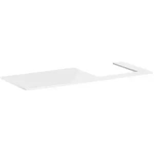 hansgrohe, Console de lavabo, Xelu Q Console avec découpe à droite, 1360x550, pour vasque à poser, polie, 54098