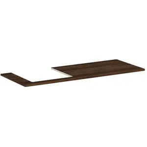 hansgrohe, Console de lavabo, Xelu Q Console avec découpe à gauche, 1360x550, pour vasque à poser, polie, 54097