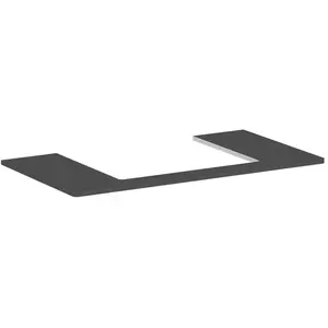 hansgrohe, Console de lavabo, Xelu Q Console avec découpe au centre, 980x550, pour vasque à poser 600x480mm, polie, 54