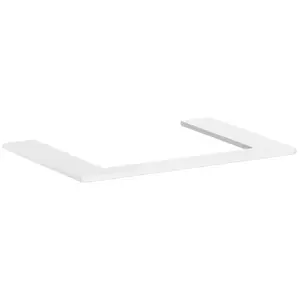 hansgrohe, Console de lavabo, Xelu Q Console avec découpe au centre, 600x480, pour vasque à poser, polie, 54109 pas cher