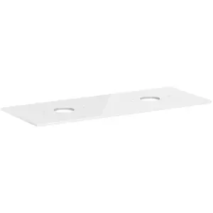 hansgrohe, Console de lavabo, Xelu Q Console avec 2 découpes rondes, 1360x550, pour vasque à poser, sans trou pour rob