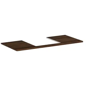 hansgrohe, Console de lavabo, Xelu Q Console avec découpe au centre, 1180x500x480, pour vasque à poser, polie, 54096 pas cher