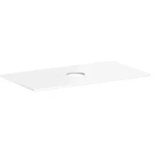 hansgrohe, Console de lavabo, Xelu Q Console avec découpe ronde au centre, 980x550, pour vasque à poser, sans trou pou