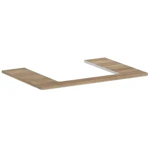 hansgrohe, Console de lavabo, Xelu Q Console avec découpe au centre, 500x480, pour vasque à poser, polie, 54094 pas cher