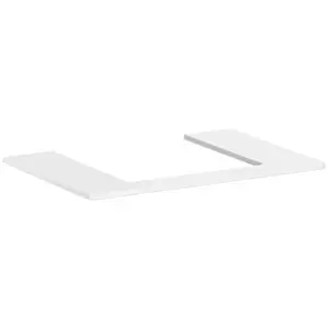hansgrohe, Console de lavabo, Xelu Q Console avec découpe au centre, 500x480, pour vasque à poser, polie, 54094 pas cher