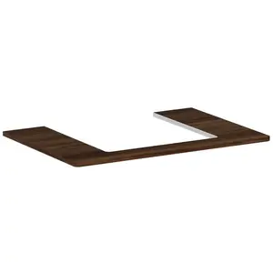 hansgrohe, Console de lavabo, Xelu Q Console avec découpe au centre, 500x480, pour vasque à poser, polie, 54094 pas cher