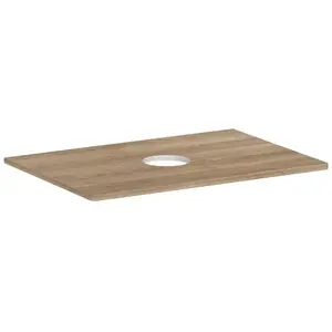 hansgrohe, Console de lavabo, Xelu Q Console avec découpe ronde au centre, 780x550, pour vasque à poser, sans trou pou pas cher