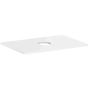 hansgrohe, Console de lavabo, Xelu Q Console avec découpe ronde au centre, 780x550, pour vasque à poser, sans trou pou pas cher