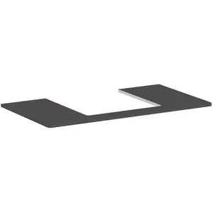 hansgrohe, Console de lavabo, Xelu Q Console avec découpe au centre, 980x550, pour vasque à poser 500x480mm, polie, 54