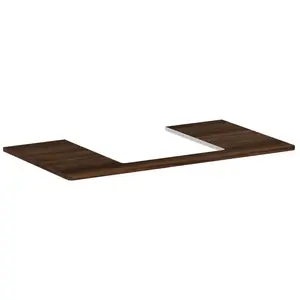 hansgrohe, Console de lavabo, Xelu Q Console avec découpe au centre, 980x550, pour vasque à poser 500x480mm, polie, 54
