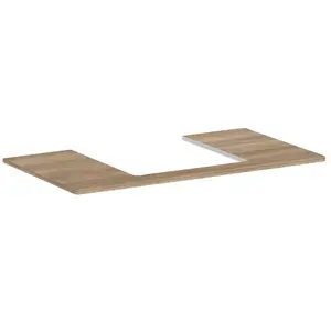 hansgrohe, Console de lavabo, Xelu Q Console avec découpe au centre, 980x550, pour vasque à poser 500x480mm, polie, 54 pas cher