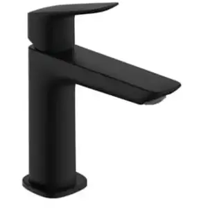 hansgrohe, Robinetterie de salle de bains, Logis Mitigeur de lavabo Fine, ComfortZone110, garniture découlement Push Open, saillie 1
