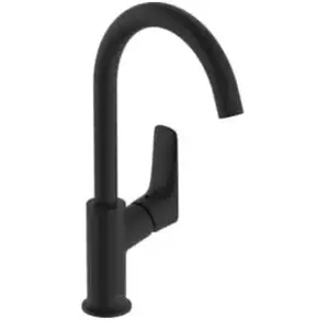 Hansgrohe Logis Mitigeur de lavabo avec vidage, EcoSmart, noir mat 711... pas cher