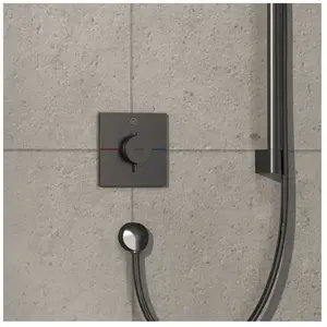 Hansgrohe ShowerSelect Comfort - Thermostatische inbouwkraan, geborsteld zwart chroom 15571340