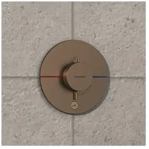 Hansgrohe ShowerSelect Comfort S Afbouwdeel Inbouwthermostaat Brushed Bronze
