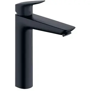 Hansgrohe Wastafelkraan met afvoerplug, EcoSmart, mat zwart pas cher