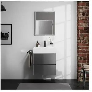 hansgrohe, Armoire de toilette, Xarita E miroir, éclairage LED avec capteur tactile capacitif, 600x50x700mm, blanc mat, c (60 x 78.50 x 70 cm) pas cher