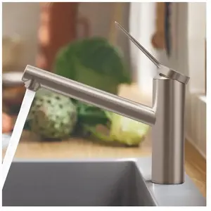hansgrohe, Robinetterie de cuisine, Zesis M33 Robinet de cuisine monocommande ComfortZone 150, basse pression/chauffe-eau ouvert pas cher