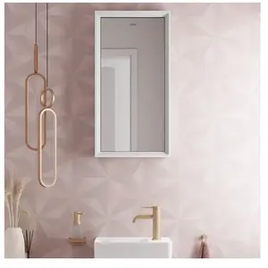 hansgrohe, Armoire de toilette, Xarita E miroir, éclairage LED avec capteur infrarouge, 360x50x700mm, blanc mat