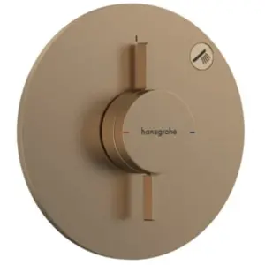 Hansgrohe Duoturn S - Mitigeur De Douche Encastré, Bronze Brossé 75618 pas cher