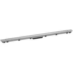 hansgrohe, Rigole de douche, RainDrain Match Plus kit de finition caniveau de douche 1200, cadre réglable en hauteur (1182 mm) pas cher