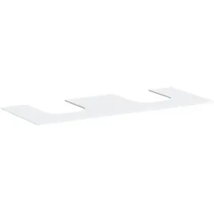 hansgrohe, Console de lavabo, Xevolos E Console, 2 découpes, 1370x550mm, pour vasque à poser, 54207 pas cher
