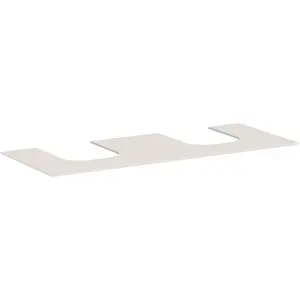 hansgrohe, Console de lavabo, Xevolos E Console, 2 découpes, 1370x550mm, pour vasque à poser, 54207 pas cher