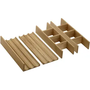 hansgrohe, Rangement pour salle de bains, IntraStoris Compartimentage intérieur des tiroirs, kit 340 Armoire sous lavabo 980x475 et
