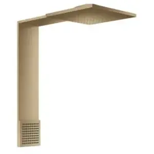 hansgrohe, Pommeau de douche, AXOR ShowerComposition module de douche 250/250, 2jet, avec douchette dépaule, saillie 48 (2 Types de jets, 21.60 l/min)
