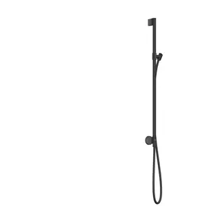 Axor, Système de douche, Barre de douche ONE avec raccordement mural noir mat pas cher