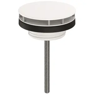 Hansgrohe - Bonde lavabo à écoulement libre blanc mat - Blanc