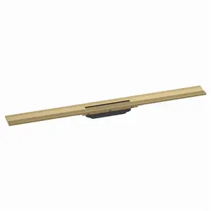 hansgrohe, Rigole de douche, HG caniveau de douche RainDrain Flex raccourcissable montage mural 900mm bronze brossé (900 mm) pas cher