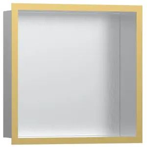 hansgrohe, Rangement pour douche, HG Niche murale XtraStoris Individual E geb 300x300x100mm Cadre design pol. goVendu paramazon