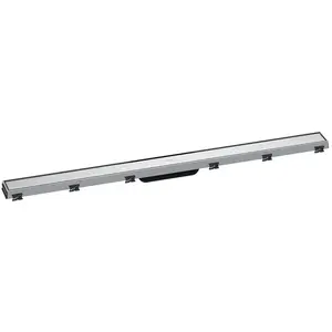 Caniveau de douche - HANSGROHE - RainDrain Match - 100 cm - Acier inox brossé - Réglable en hauteurVendu pargalaxus