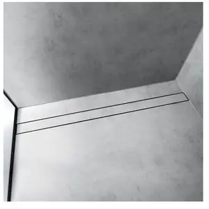 Caniveau de douche linéaire HANSGROHE RainDrain Rock - 100 cm - Blanc ...Vendu parbol