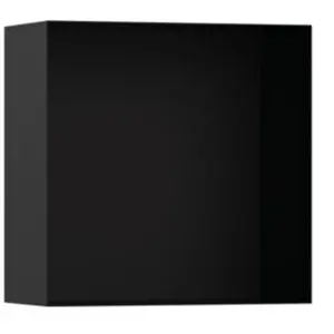 hansgrohe, Rangement pour douche, HG Niche murale XtraStoris Minimalistic m ouvert. Ra 300x300x140mm noir mat pas cher