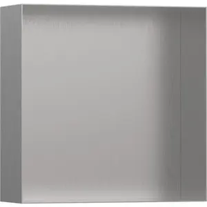 hansgrohe, Rangement pour douche, HG Niche murale XtraStoris Minimalistic m ouvert. Ra 300x300x100mm ES optic pas cher