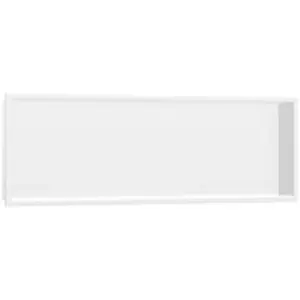 hansgrohe, Rangement pour douche, HG Niche murale XtraStoris Original avec cadre 300x900x100mm blanc mat pas cher
