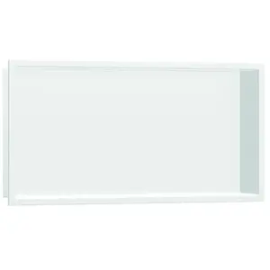 hansgrohe, Rangement pour douche, HG Niche murale XtraStoris Original avec cadre 300x600x100mm blanc matVendu paramazon
