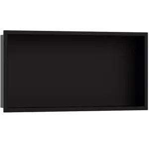 hansgrohe, Rangement pour douche, HG Niche murale XtraStoris Original avec cadre 300x600x100mm noir matVendu paramazon