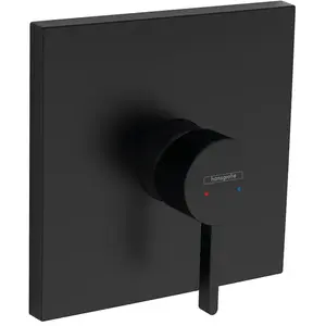 Façade robinet encastré mécanique HANSGROHE Finoris Noir mat pas cher