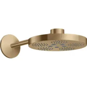 Axor, Pommeau de douche, Douche de tête 280 2jet ONE avec bras de douche bronze brushed (2 Types de jets, 12 l/min) pas cher