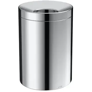 Axor Poubelle Universal Circular, 5 litres chromé, Poubelle, Argent pas cher