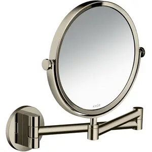 hansgrohe, Miroir cosmétique, Miroir de rasage Axor Universal Circular nickel poli pas cher