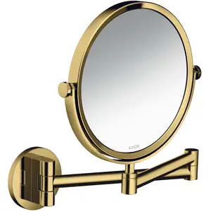 hansgrohe, Miroir cosmétique, Miroir de rasage Axor Universal Circular poli or optique pas cher