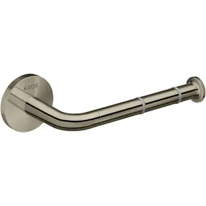 hansgrohe, Dérouleur de papier toilette, Distributeur papier WC Axor Universal Circular nickel poli