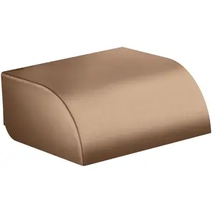 Axor, Dérouleur de papier toilette, Distributeur papier WC Universal Circular avec couvercle brushed red gold
