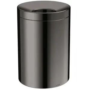 Axor Poubelle Universal Circular polished black chrome, Poubelle, Noir pas cher