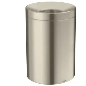 Axor Poubelle Universal Circular nickel brossé, Poubelle, Argent pas cher